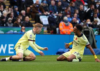 فيديو في غياب النني رامسديل يتألق وآرسنال يواصل صحوته بثنائية أمام ليستر سيتي