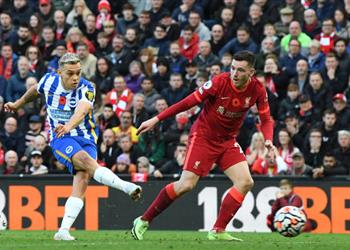 فيديو تروسار يهين دفاع ليفربول ويسجل هدف تعادل برايتون