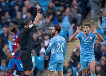 روبن دياز بعد السقوط أمام كريستال بالاس طرد لابورت غريب