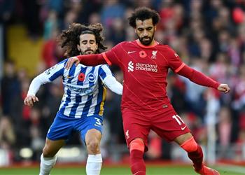 برايتون يسخر من محمد صلاح بعد التعادل مع ليفربول