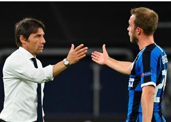 جماهير توتنهام تطالب بعودة أريكسن بعد رد فعله على تعيين كونتي