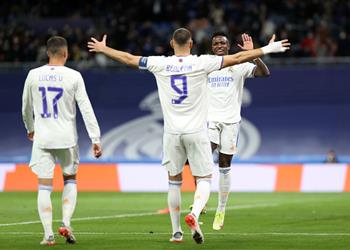 بالفيديو بنزيما يقود ريال مدريد للفوز على شاختار بثنائية وصدارة مجموعته في دوري الأبطال