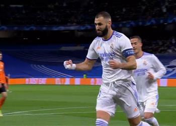 فيديو الهدف 1000 بنزيما يسجل هدف ريال مدريد الأول أمام شاختار