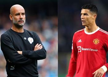 جوارديولا قبل ديربي مانشستر رونالدو سيواصل تسجيل الأهداف في سن الـ75