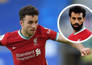 جوتا يتغنى بـ محمد صلاح ويقارنه بـ كريستيانو رونالدو