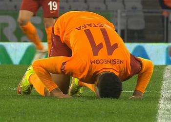 فيديو مصطفى محمد يسجل هدف ا قاتل ا لـ جالطة سراي أمام فاتح قرا جمرك