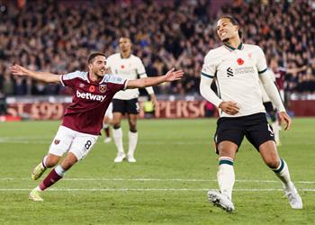 فان دايك يشكك في صحة هدف وست هام الأول أمام ليفربول ويصرح كنا متسرعين