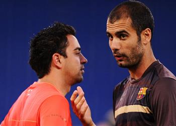 جوارديولا يعلق على تولي تشافي تدريب برشلونة ويتحدث عن مستقبل سترلينج