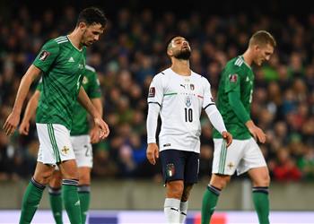 سيناريو 2018 يلوح في الأفق إيطاليا تتعثر أمام أيرلندا وتذهب لملحق تصفيات كأس العالم