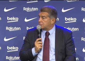 رئيس برشلونة يوضح آخر تطورات التجديد لـ ديمبلي وجافي وأراخو
