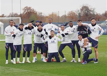 صور ميسي وراموس يتدربان مع ا للمرة الأولى قبل مواجهة باريس سان جيرمان ونانت