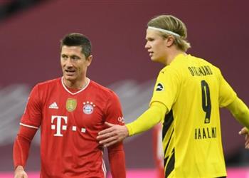 رومينيجه ليفاندوفسكي يتفوق على هالاند ولا يمكنهما اللعب في فريق واحد