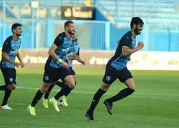 بالفيديو رأسية رائعة علي جبر يتقدم لـ بيراميدز بالهدف الأول أمام إيسترن كومباني