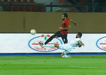 فيديو إصابة قوية لـ مروان محسن في مباراة فيوتشر وإنبي