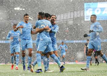 فيديو مانشستر سيتي يحسم قمة الثلوج بثنائية ضد وست هام