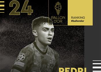 برشلونة يوجه رسالة لـ بيدري بعد تفوقه على مودريتش وفودين في سباق الكرة الذهبية