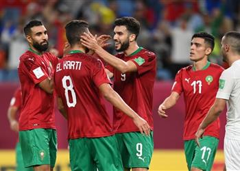 فيديو المغرب يفترس فلسطين برباعية في كأس العرب وبانون يسجل