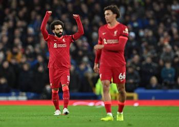 ترتيب هدافي الدوري الإنجليزي بعد ثنائية محمد صلاح في مباراة ليفربول وإيفرتون