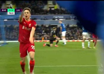 فيديو صاروخية جوتا يسجل هدف ليفربول الرابع أمام إيفرتون