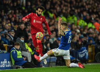 جماهير ليفربول عن تألق محمد صلاح أمام إيفرتون الفائز بالكرة الذهبية 2022