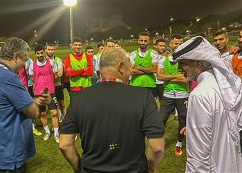 مران منتخب مصر رئيس الاتحاد القطري وأبو ريدة يحضران وغياب حمدي فتحي