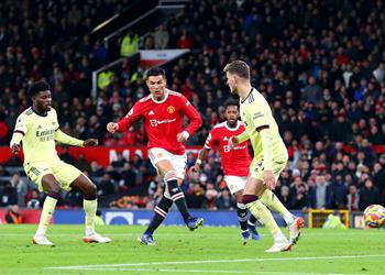 فيديو الهدف 800 كريستيانو رونالدو يسجل هدف مانشستر يونايتد الثاني أمام آرسنال