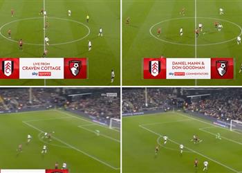 فيديو من ضربة البداية بورنموث يسجل هدف ا لا يتكرر كثير ا في كرة القدم