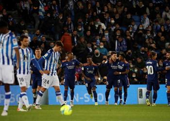 يوفيتش وفينيسيوس يقودان ريال مدريد لفوز هام على ريال سوسيداد والابتعاد بصدارة الدوري الإسباني