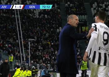 تقارير تكشف كلمات أليجري لـ موراتا أثناء مشادتهما بمباراة يوفنتوس وجنوى