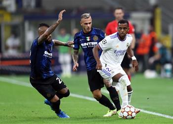 تشكيل ريال مدريد ضد إنتر ميلان في دوري أبطال أوروبا تغيير هجومي