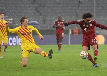 فيديو ساني يسجل هدف بايرن ميونخ الثاني أمام برشلونة