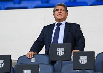 لابورتا يوجه رسالة بعد خروج برشلونة من دوري أبطال أوروبا