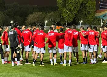 منتخب مصر يستأنف تدريباته استعداد ا لمواجهة الأردن