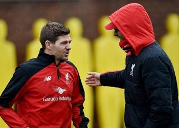 جيرارد قبل مواجهة أستون فيلا وليفربول سأظل ممتن ا لـ كلوب إلى الأبد