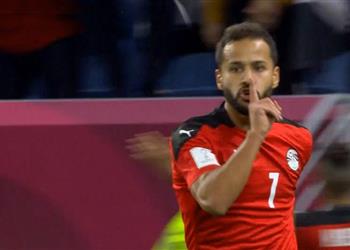 فيديو بأسيست محمد شريف أحمد رفعت يسجل هدف مصر الثاني أمام الأردن