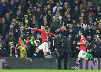 فيديو رونالدو وتألق دي خيا يقودان مانشستر يونايتد للفوز على نورويتش سيتي
