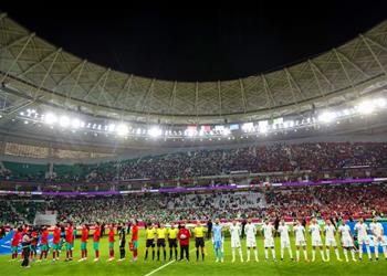 فيديو في دقيقتين براهيمي يتقدم والناهيري يتعادل في مباراة الجزائر والمغرب بـ كأس العرب