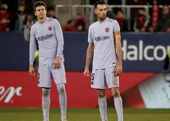 بيكيه بعد تعادل برشلونة وأوساسونا ما حدث عار ونمر بوضع حرج