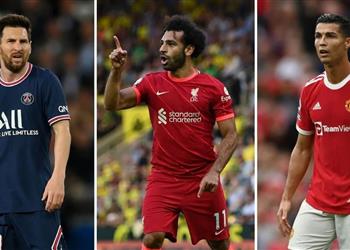 جوائز جلوب سوكر محمد صلاح ينافس رونالدو وميسي في القائمة النهائية للأفضل في العالم