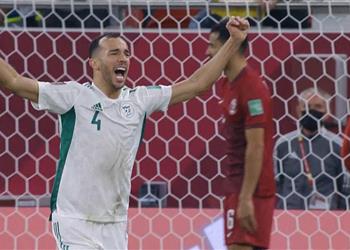 فيديو الجزائر تسجل الهدف الأول أمام قطر في كأس العرب