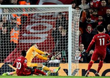 فيديو محمد صلاح يسجل في انتصار ليفربول على نيوكاسل بثلاثية بالدوري الإنجليزي