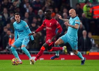 فيديو تسديدة م خادعة شيلفي يسجل هدف ا رائع ا لـ نيوكاسل أمام ليفربول