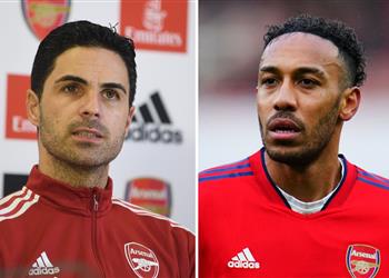 أرتيتا يعلن موقف أوباميانج من خوض مباراة آرسنال وليدز