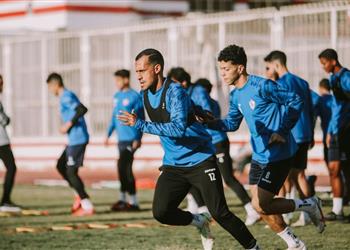 مران الزمالك أحمد جلال يؤازر كارتيرون واللاعبين وانتظام طارق حامد