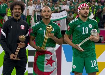 جوائز كأس العرب قطر 2021 الحذاء الذهبي لـ سيف الدين الجزيري