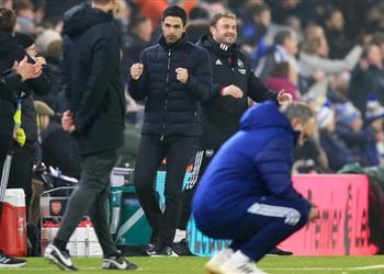 أرتيتا بعد الرباعية أمام ليدز كنا محظوظين باللعب اليوم وسط حالات كورونا