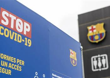 بعد ألفيس وألبا برشلونة ي علن إصابة مدافع رابع بـ فيروس كورونا