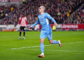 فودين بعد فوز مانشستر سيتي لم أكن واثق ا من صحة هدفي أمام برينتفورد