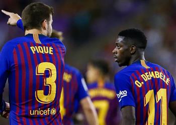 بيكيه يرد على مرشح رئاسة برشلونة السابق بشأن رفض ديمبلي لتجديد عقده