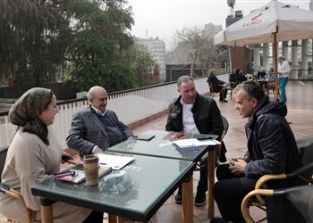 محمود الخطيب يجتمع مع شركة الأهلي للخدمات الرياضية